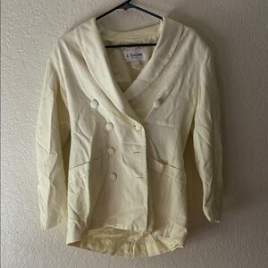 Cream J Taylor Blazer